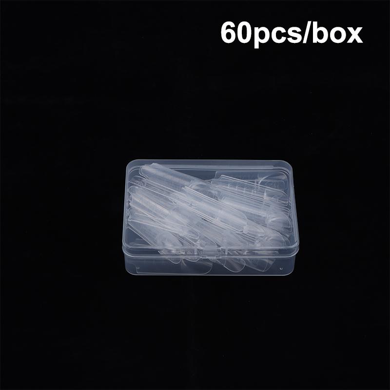 30/60/75/150 Stück Französische Dual-Formen 15 Größen Klar Wiederverwendbar Nagelverlängerung Builder Gel Französische Spitze Maniküre-Werkzeug DIY Kunst Salon