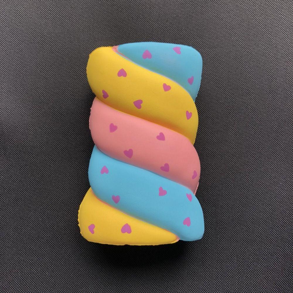 Cotton Candy Bread Squeeze Toy Soft Mochi Squish Foam Toy New Fidget Squeeze Toy  For Stress Relief