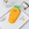 Süßer Cartoon Plüsch Stiftebeutel Auberginen Reißverschluss Design Federmäppchen Tragbar Karotte Schreibwarentasche Für Schule Büro