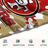 1Pc San Francisco 49ers Print Flannel Blanket, High quality Comfortable for All Seasons, Home Decor, Warmth and Comfort, Perfect for Gifts