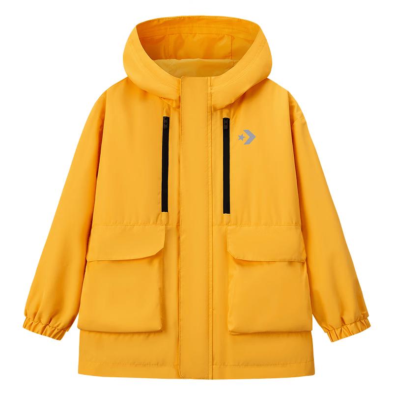 Converse Youth Hooded Waterproof Windbreaker Jacket