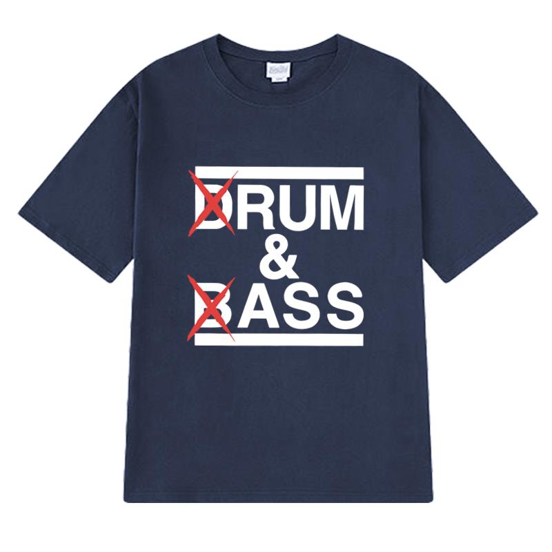 Hot Sale Funny Drum And Bass Print T Shirts Unisex Rum And Ass Lovers Jokes Short Sleeve T-shirt Men Women 100% Cotton Clothing