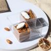 Disposable Cube Mousse & Dessert Cups with Lids (100-Pack)