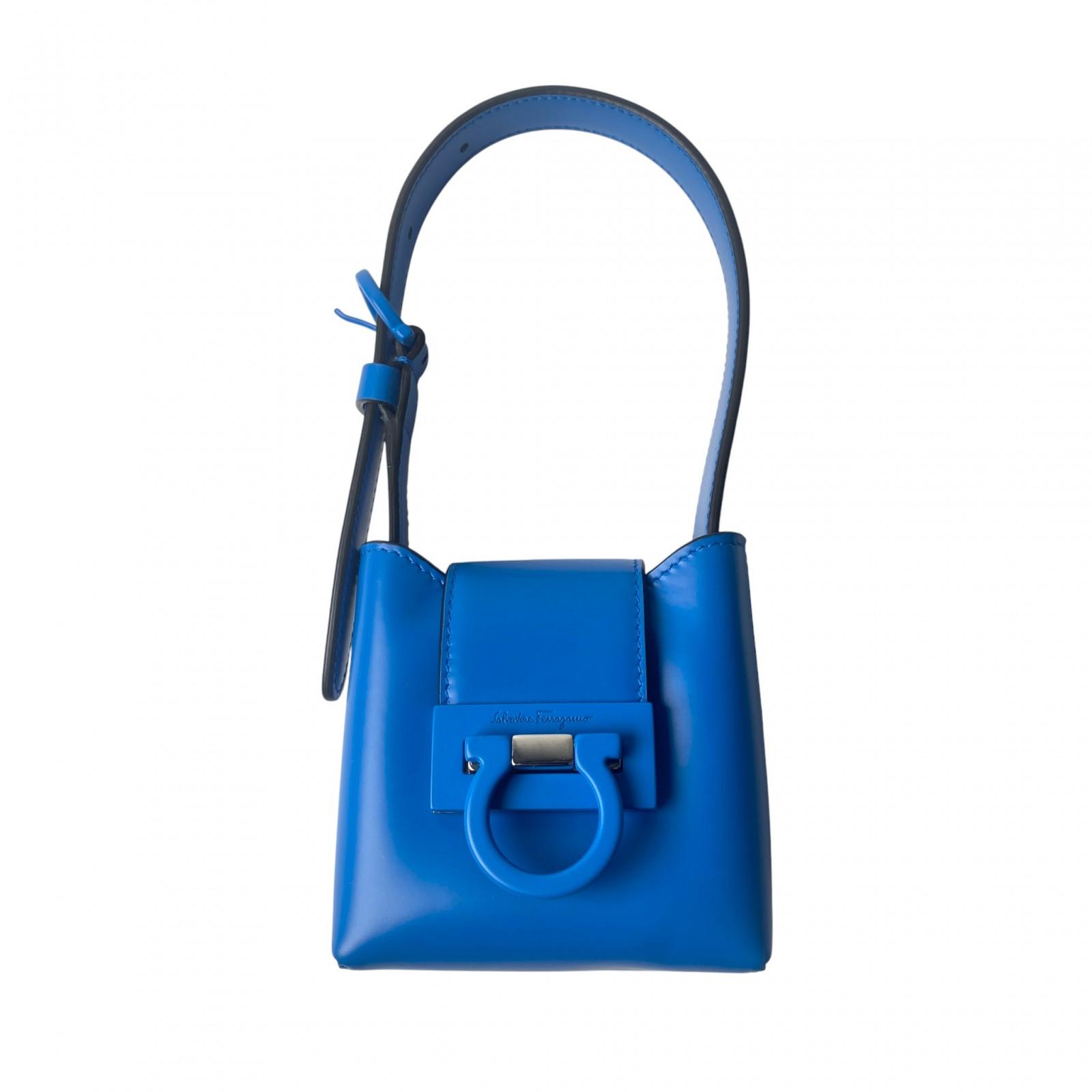 

Used Salvatore FerragamoHandbag blue leather Women