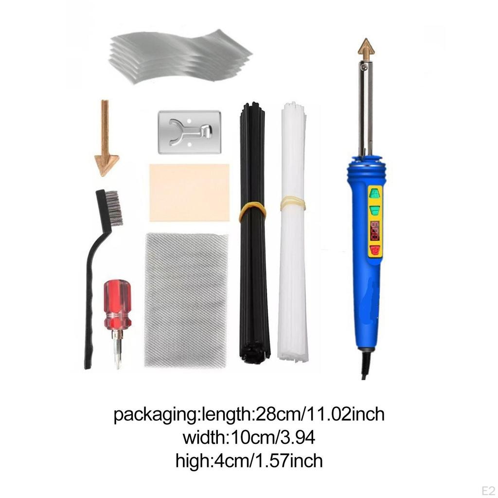 Soldering Iron Kit Repair Quick Heating Digital Display 220V Welder Tools for Canoe Home