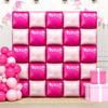 25 Pieces of Double-Sided Square Aluminum Foil Balloon Walls for Anniversary Wedding Season Valentine's Day Birthday Party