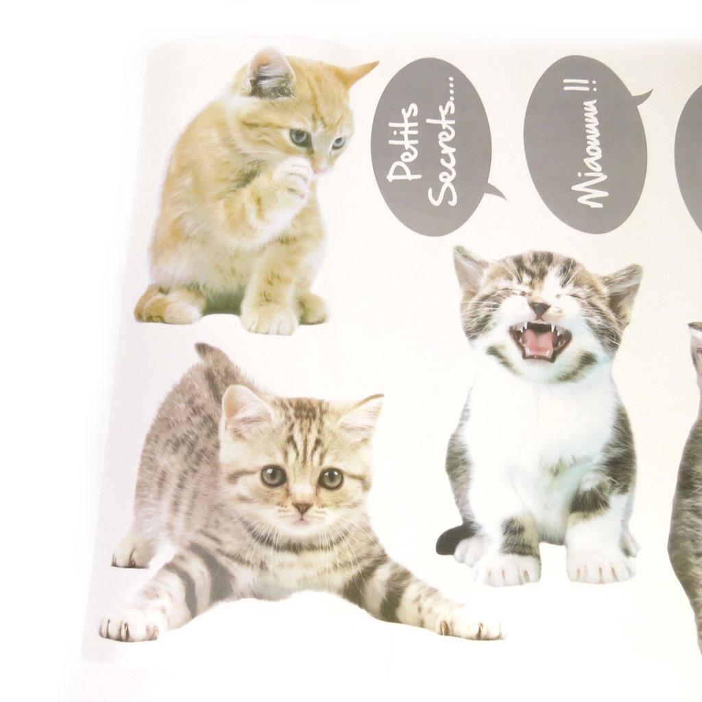 Les Trésors De Lily [L2472] - 'A Love of Animals' Cat Sticker Sheet (50x70 Cm)