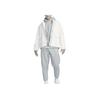 Nike Einfarbiger Logo-bestickter Pullover-Hoodie Langarm Herren-Tops Grau DX1356-063