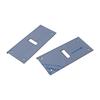 Mailbox Post Extender Brackets, 304 Stainless Steel Hvy Duty for 4x4