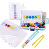 Clip Beads Test Tube Toy Children Logic Concentration Fine Motor Training Game Montessori Teaching Aids Educational Toy for Kids