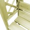 VidaXL Garden Pergola with Roof and Bench Impregnated Pine Wood