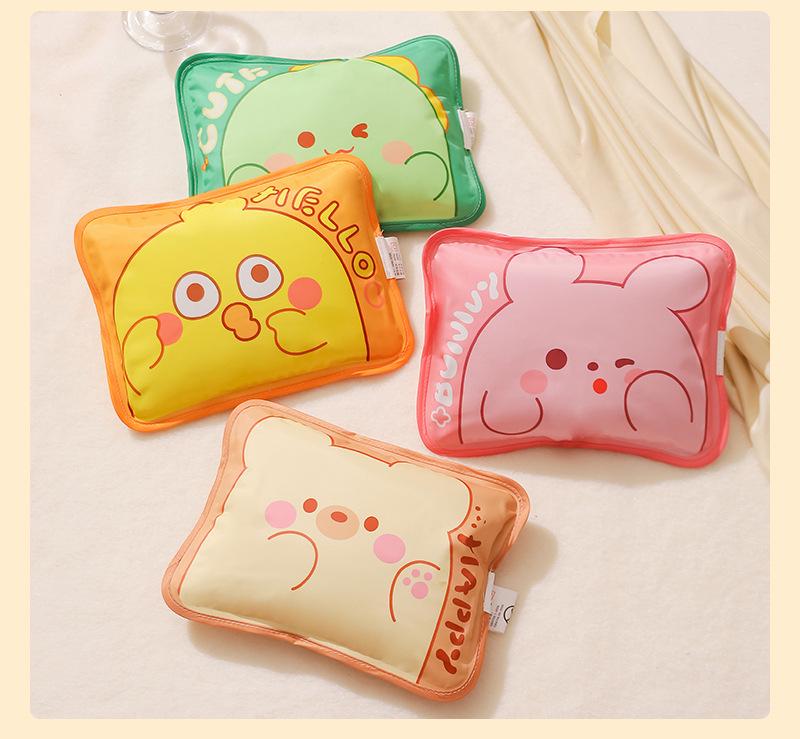 Cute Cartoon Explosion-Proof Hand Warmer Hot Water Bag - Safe and Cozy Winter Gift