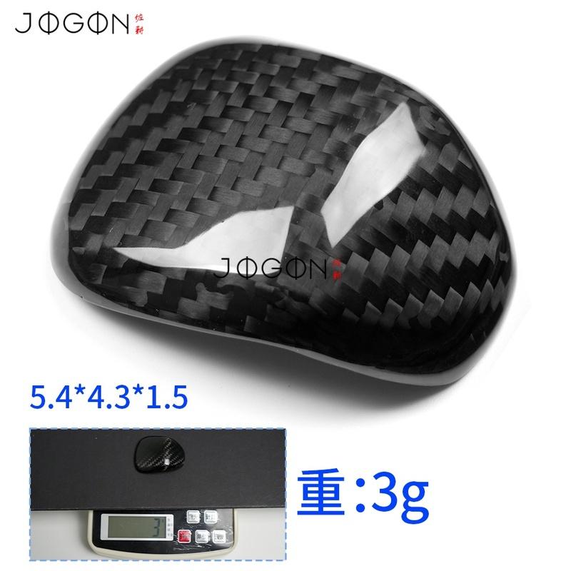 Dry Carbon Fiber Car Interior Center Gear Shift Head Knob Panel Cover Trim Accessories MT-For VW Golf 8 GTI 2024