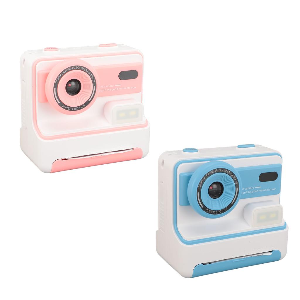 Print Camera 1080P HD 48MP Dual Lens 2.4 Inch IPS Screen Photo Video Camera 16X Digital Zoom Flash T