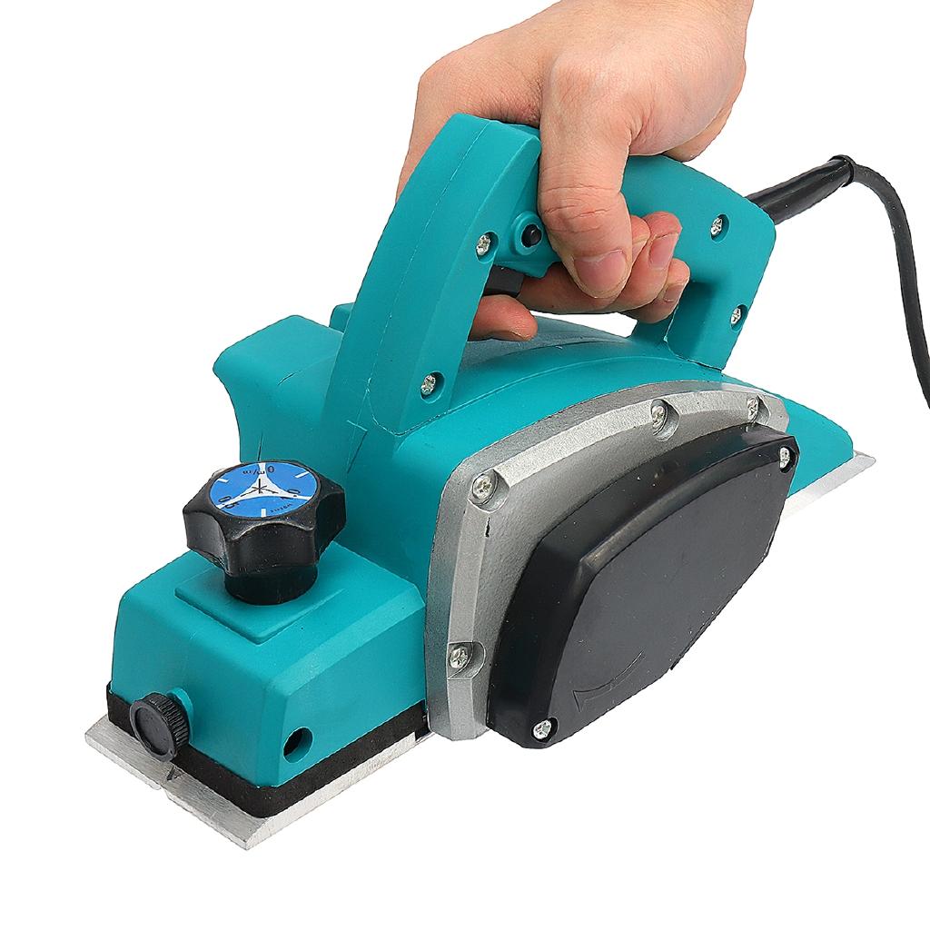 1000W Electric Planer Powerful Wooden Handheld Planer Carpenter Woodworking File Tool Home DIY Power Tools Kit 22x16x31cm