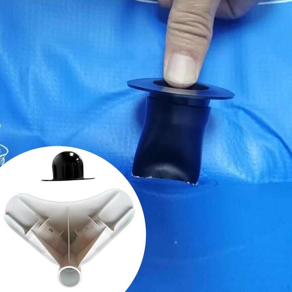 Pool Frame Corner Joint Beam Leg Drain Valve Stopper for Metal Swimming Pools
