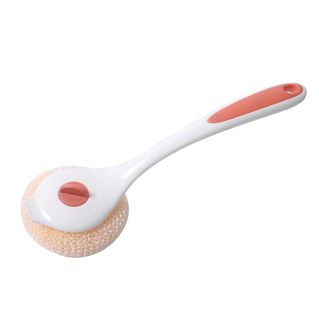 Pot Brush Scratch Proof Soft Detachable Scourer Dish Washing Brush for Kitchen Restaurant