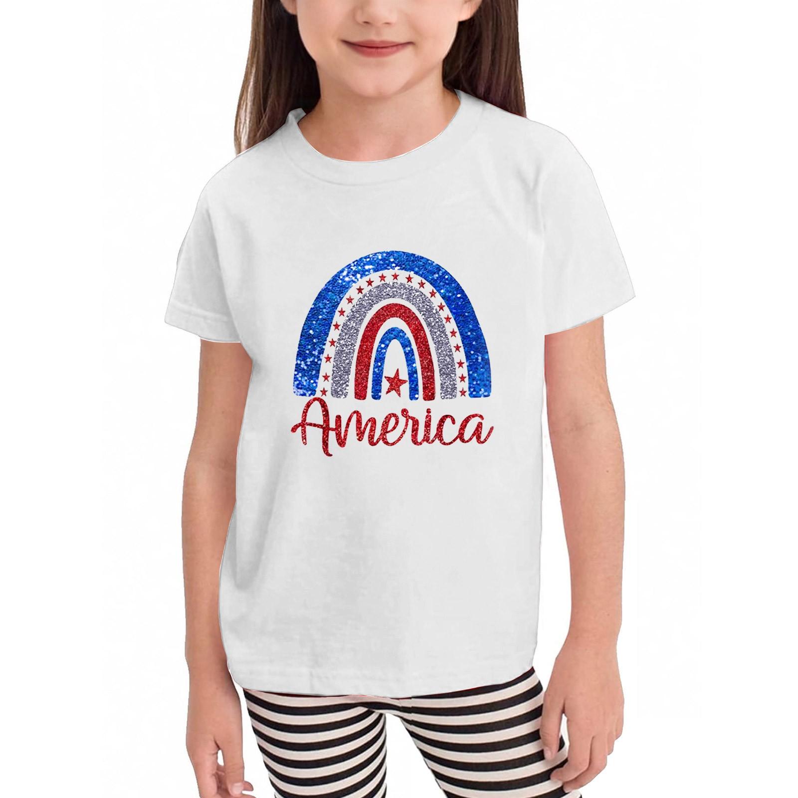 

Футболки для малышей, девочек и мальчиков, детские футболки с короткими рукавами и принтом для мальчиков и девочек 160 белый