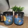 Sonnensystem-Zauberbecher, Temperaturwechselbecher, Heißwasserbecher, Farbwechsel, Keramikbecher, kreative Geschenke
