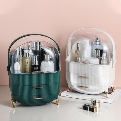 Boîte de Rangement Cosmétique de Luxe Personnalisée Portable Grande Capacité Anti-Poussière