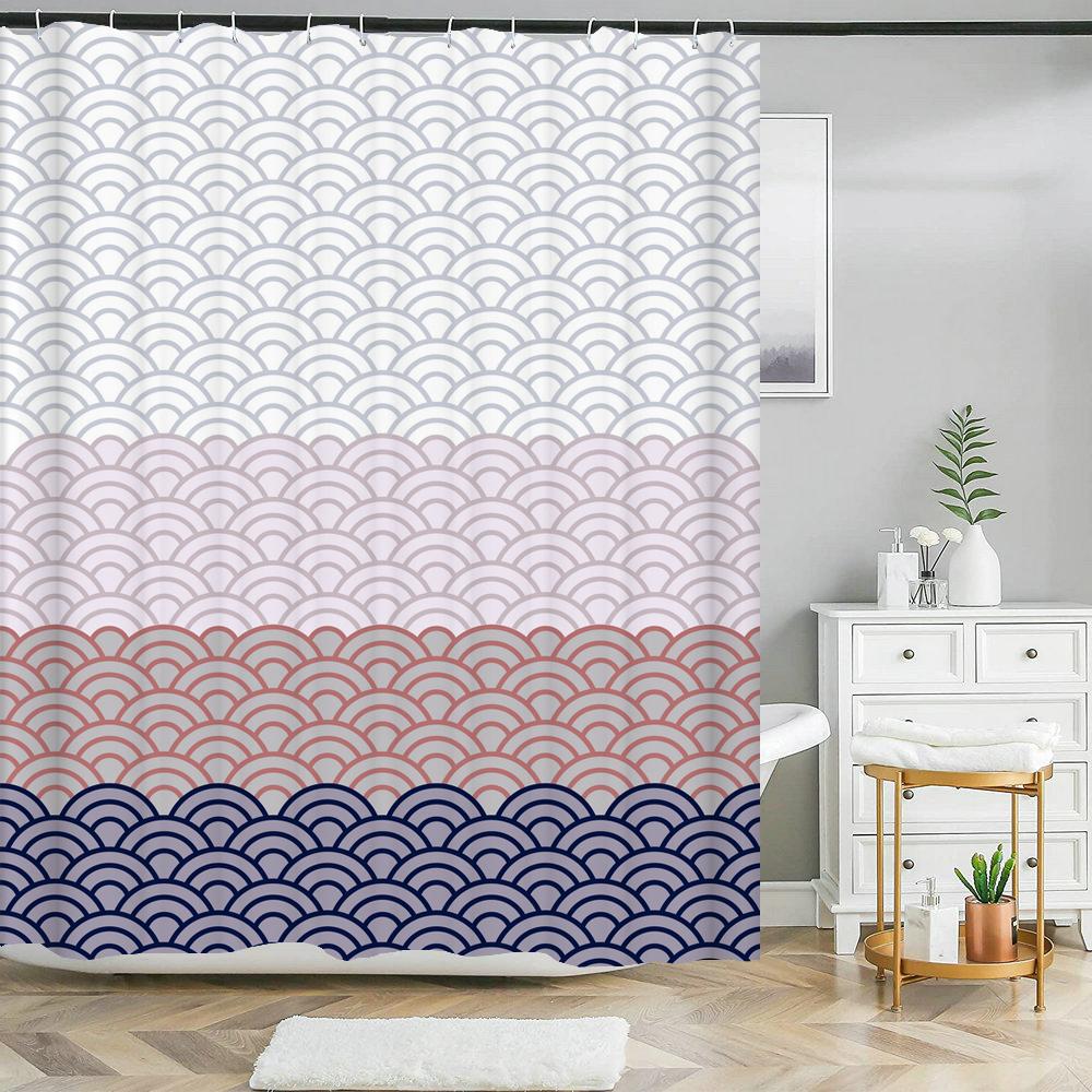 

Modern Art Style Marble Luxury Shower Curtain Waterproof Home Decor Polyester Fabric Bathroom Curtains Toilet Cortinas De Ducha W90xH180cm