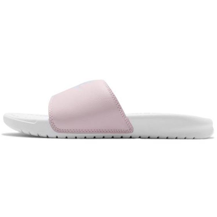 

Женские кроссовки Nike Benassi JDI Slides Ghost Barely Rose Pink White 343881-114