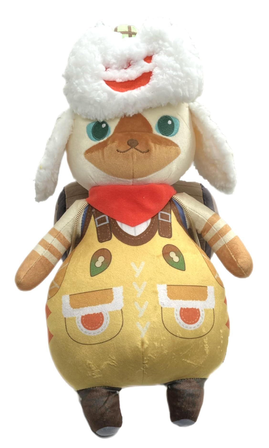 

Monster Hunter Wilds Otomo Airou Plush Approximately 40cm Toy,