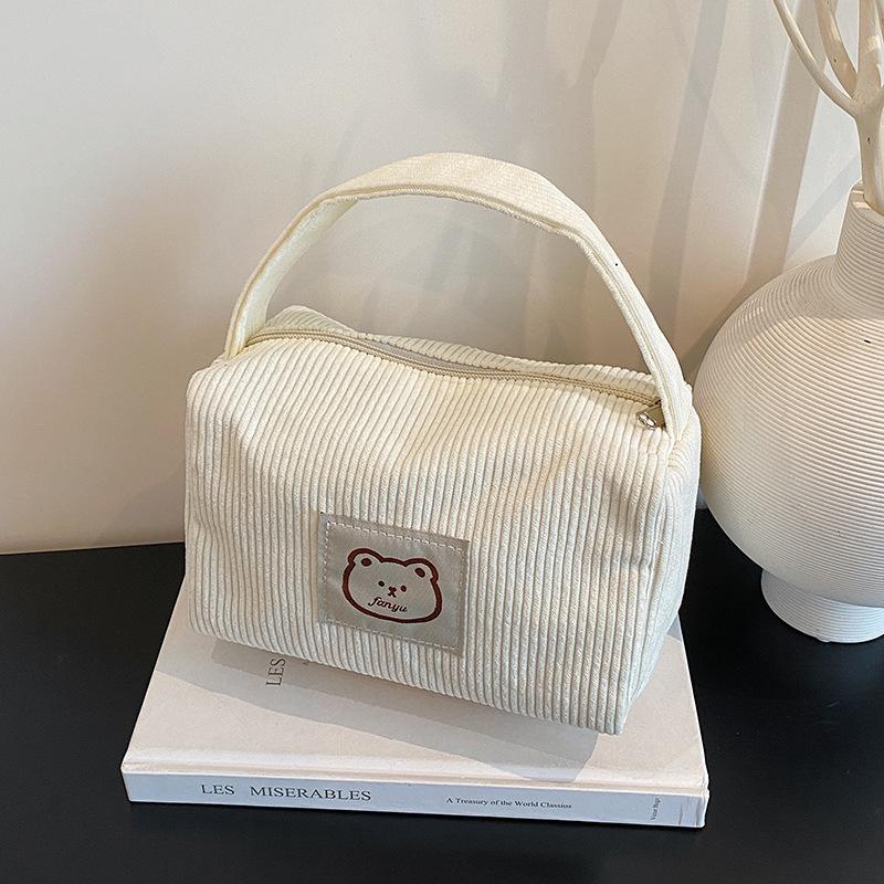 Cosmetic Bags for Women Plush Cute Handbag Summer Fashion Soft Comfortable Large Capacity Trendy Handbag for Women Organizer