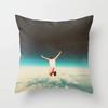 Polyester Romantic Starry Sky Moon Decorative Throw Pillow Case Space Cushion Cover For Home Sofa Bedroom Decoration 45X45Cm