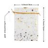 10-60Pcs Moon Stars Drawstring Organza Bags Jewelry Gift Bags Pouches Gold Star Organza Favor Pouches for Valentine's Day Weddin