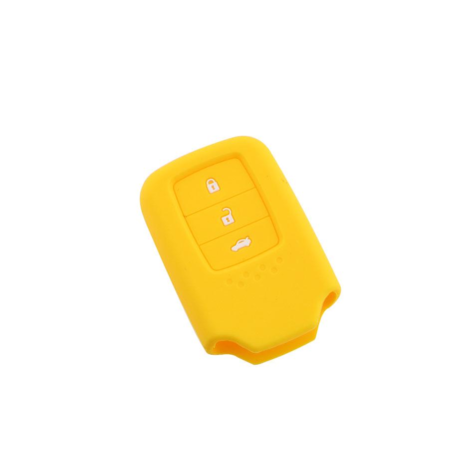 3 Buttons Silicone Car Key Fob Cover Case Fit For Honda Vezel City Civic Jazz Brv Br-V Hrv Keyless Entry Case Protect Holder