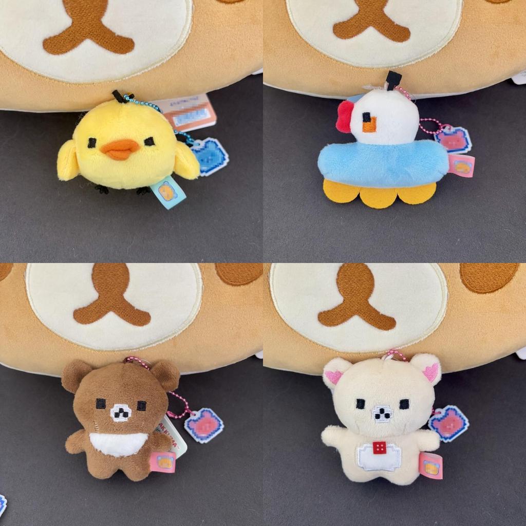 Rilakkuma Bear Plush Animal Bag Charm With Pp Cotton Filling For Kids And Collectors
