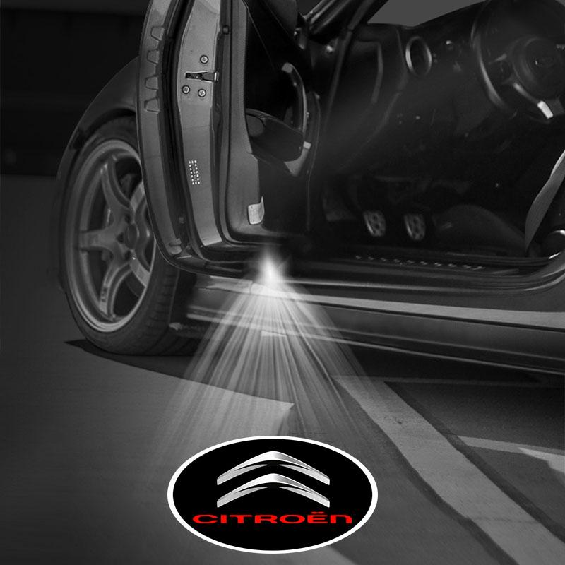 2pcs HD Led Welcome Light Car Door Projector Lamps Car Accessories for Citroen C4 C3 C5 C1 DS3 DS5 DS4 Berlingo Jumper ZX Xsara 2 Spacetourer Numero 9