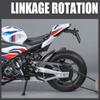 New 1/9 BWM S1000RR Large Size Simulation Alloy Motorcycle Model Shock Absorbers Carrying Lighting Collection Toy Car Kid Gift