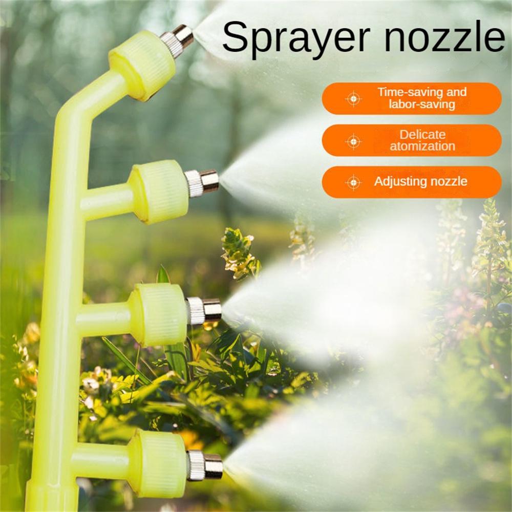 Multifunktionale landwirtschaftliche Zerstäubungssprühdüse, 3/4-Kopf-Düse, für Garten, Rasen, Bewässerung, Bewässerung, Sprühen, Sprinkler