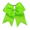 Two-Color Swallowtail Leather Bow Children's Hair Tie for Cheerleading