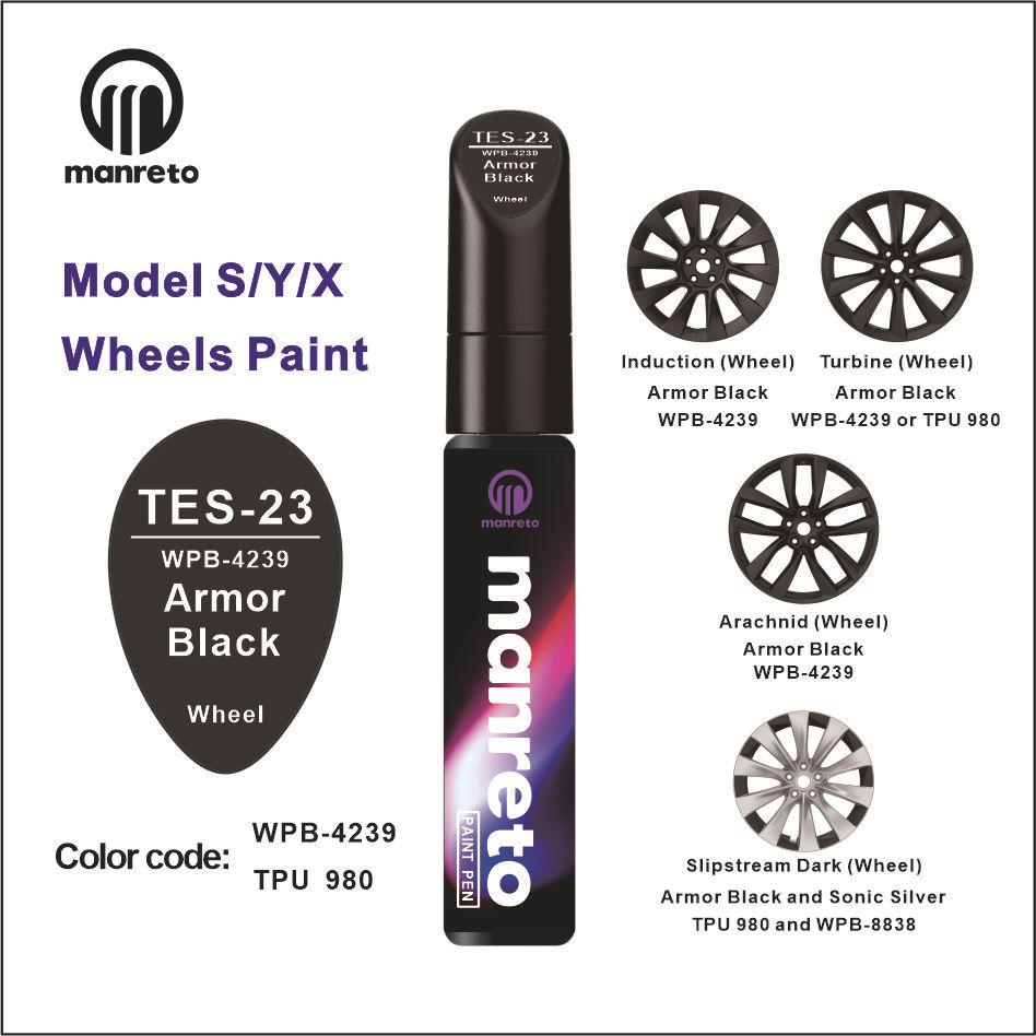 Tesla Model Y Pearl White Black Model 3 Series Starry Sky Gray Special Colorful Paint Pen Car Wheels Paint Care Pen