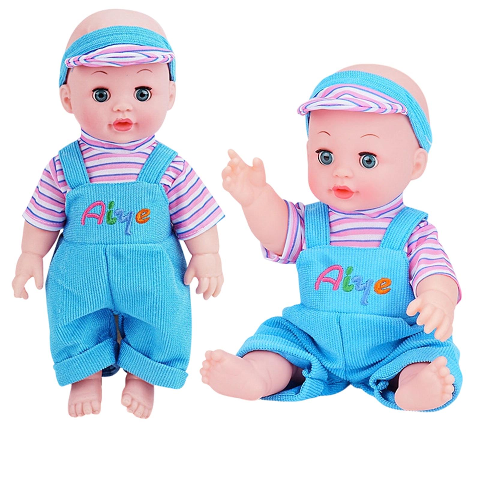 Реалистичная Говорящая Кукла, Мягкая Пластиковая Кукла, Игрушка для Раннего Развития Ребенка.