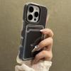 Luxury 2in1 Card Bag Candy Phone Case For iPhone 11 12 13 14 15 16 Pro Max TPU+PC Shockproof Bumper Back Cases Cover