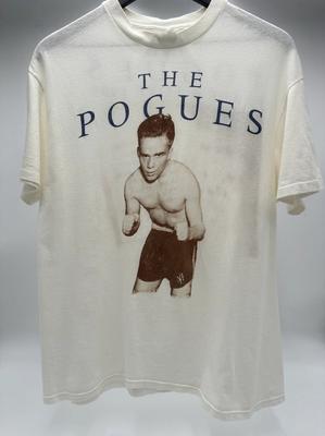 Vtg The Pogues Band Heavy Cotton White All Size Men Women Shirt NI066