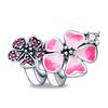 Copper Cherry Blossom Series Flowers Fit Original Women'S Bracelet Diy Making Fine Jewelry Gifts