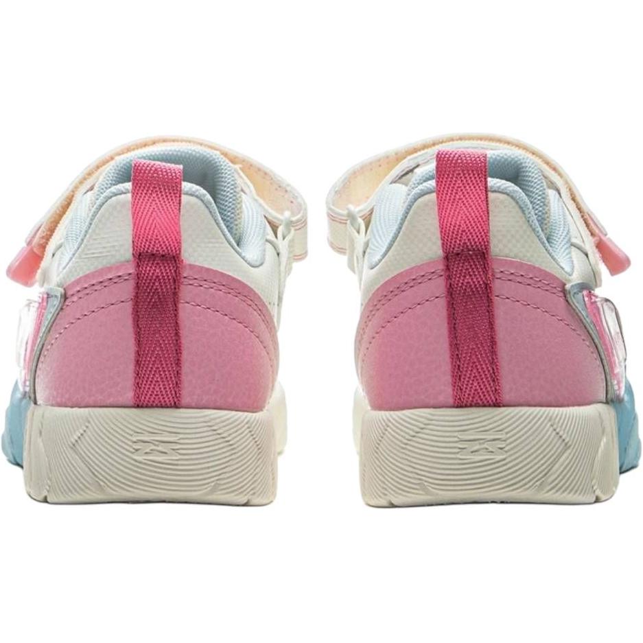 Li Ning Kids Sports Lifestyle Series Soft Comfortable Non-Slip Shock Absorbing Low-Top Casual Shoes Kids sneaker White Pink Blue YKNV012-14
