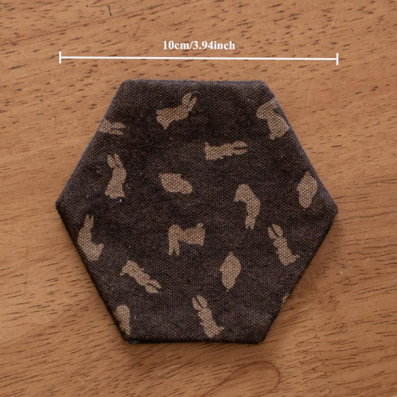 Nowa chińska podkładka w kształcie spalonego kwiatu w stylu retro, taca na herbatę, podkładka pod filiżankę, izolacyjna podkładka z tkaniny do użytku domowego, akcesoria do zestawu do herbaty