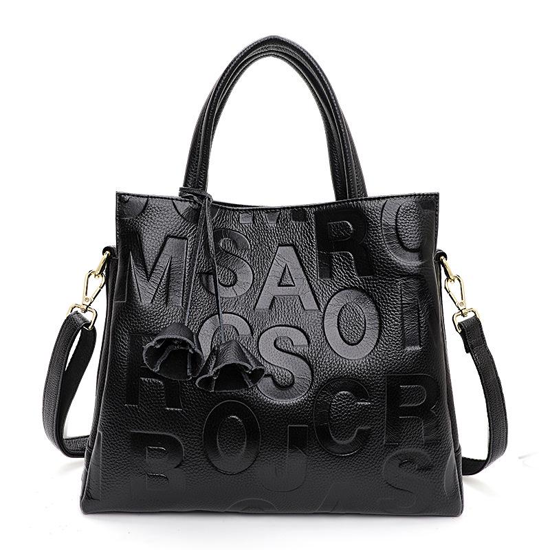 Thousand Classic 2025 Autumn/Winter Large Capacity Cowhide Handbag for Women - Shoulder & Crossbody