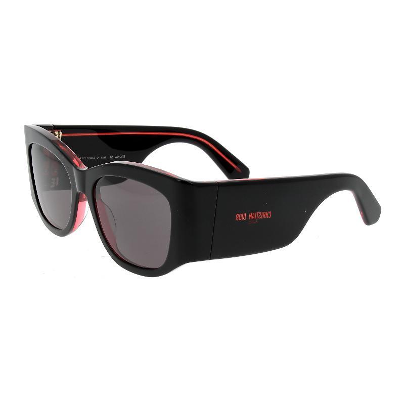Dior Square Sunglasses With Logo Men sunglasses Black DIORNUITS1I 54,Black