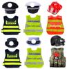 Children's Traffic Police Reflective Vest - Role Play Costume for Boys and Girls