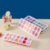 1Pcs Silicone Square 14 Cube Easy Release Ice Cube Molds Ice Cube Tray Mold With Lid Kitchen Bar Diy Iced Cocktail Freeze Tool