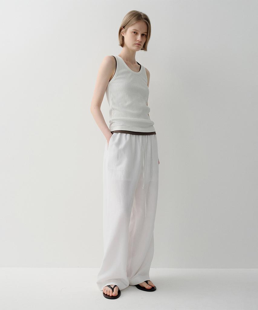Ia Linen String Pants (White)