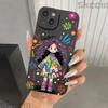 Cute Cartoon Little Girl Printed Silicone Case For Samsung Galaxy S25 Ultra S24 Plus S23 S22 S21 S20 FE A55 A54 A15 A35 Cover