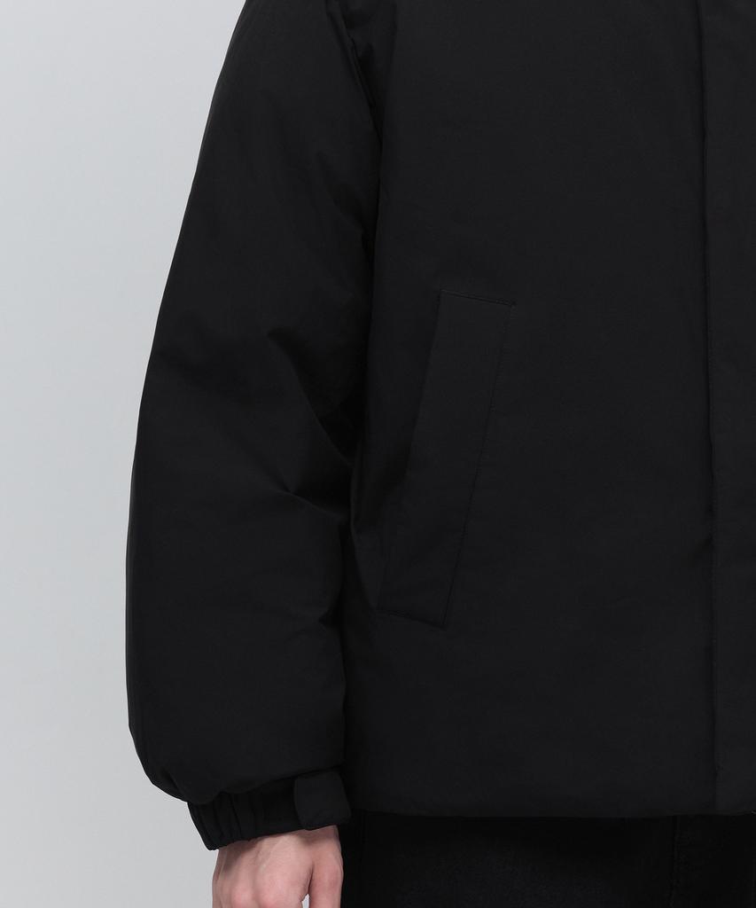 Musinsa Standard Daily Puffer Minimal Short Padded Jacket [Black]